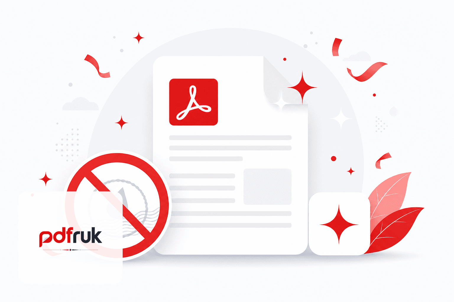 Clean PDF document with no watermarks from free online tools