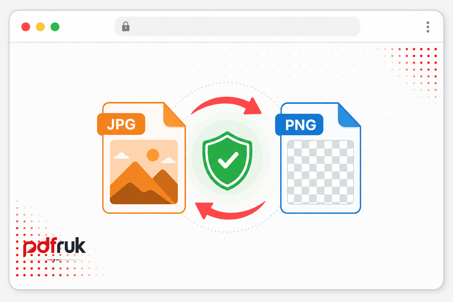 JPG and PNG images converting safely inside a browser without server upload