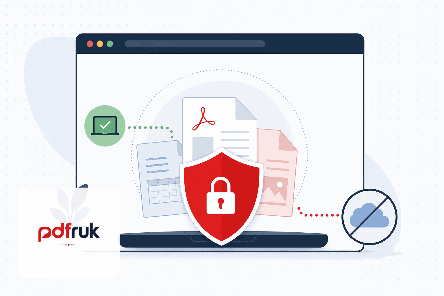 Browser shield keeping confidential PDF documents on your device